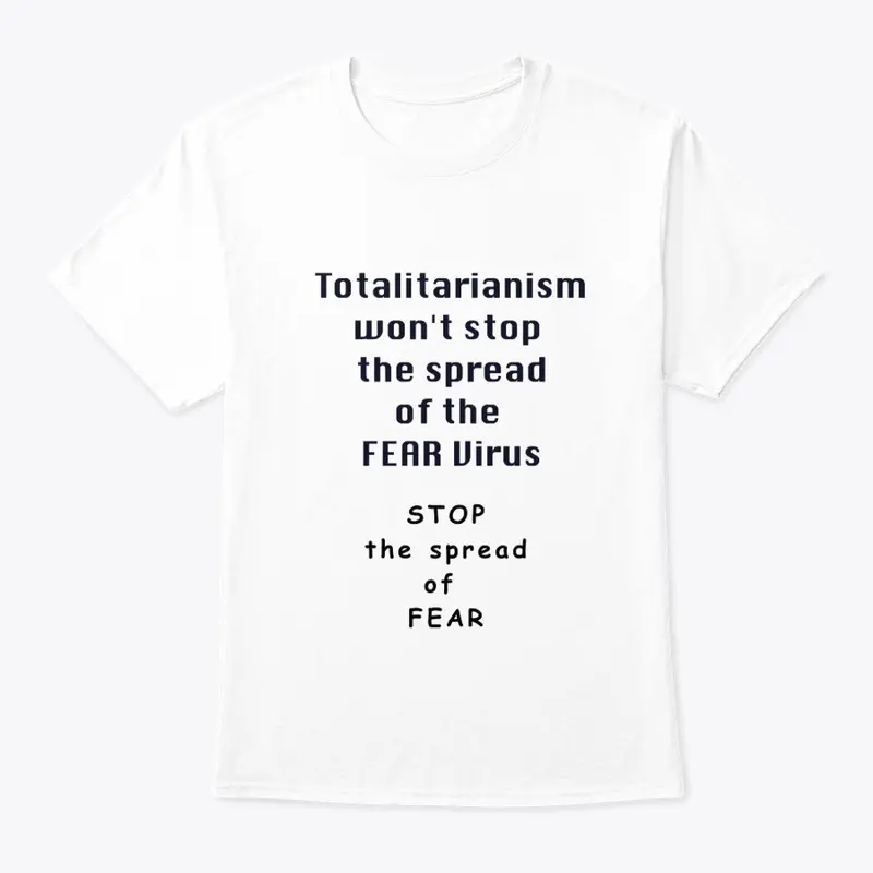 Totalitarianism won't stop fear sticker